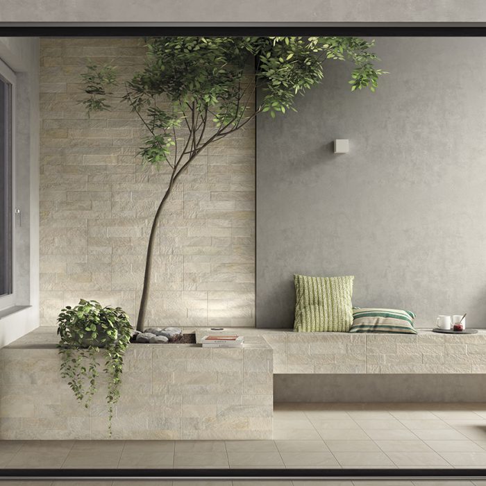 Stone-effect porcelain stoneware Ardesia Cotto Petrus