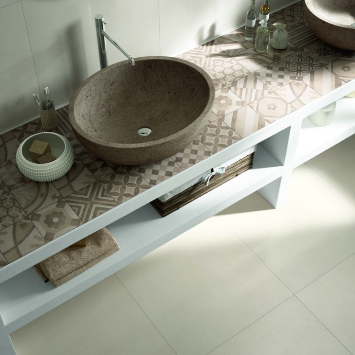 Concrete-effect porcelain stoneware Block Marazzi