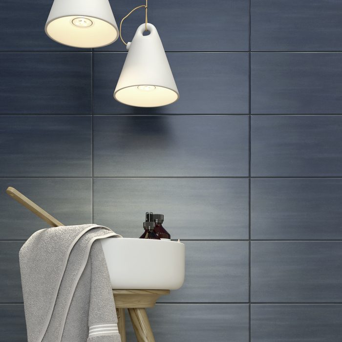 Carrelage en grès cérame effet ciment Paint Marazzi