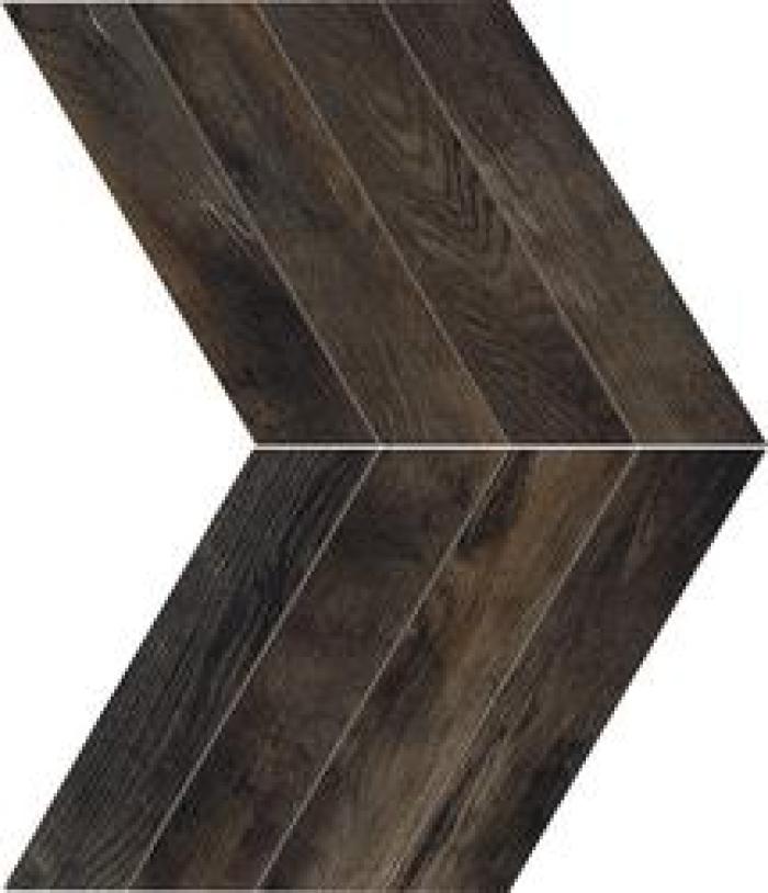 Chevron Mono Nero Bruciato