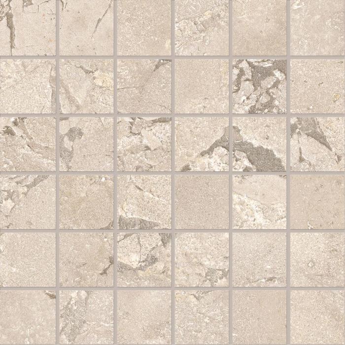 Cobblestone Mosaico 5x5 Beige