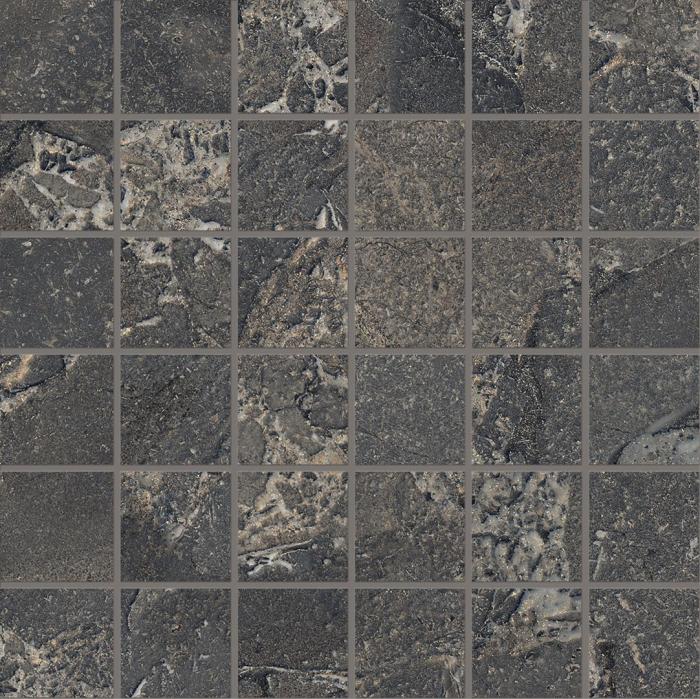 Cobblestone Mosaico 5x5 Black