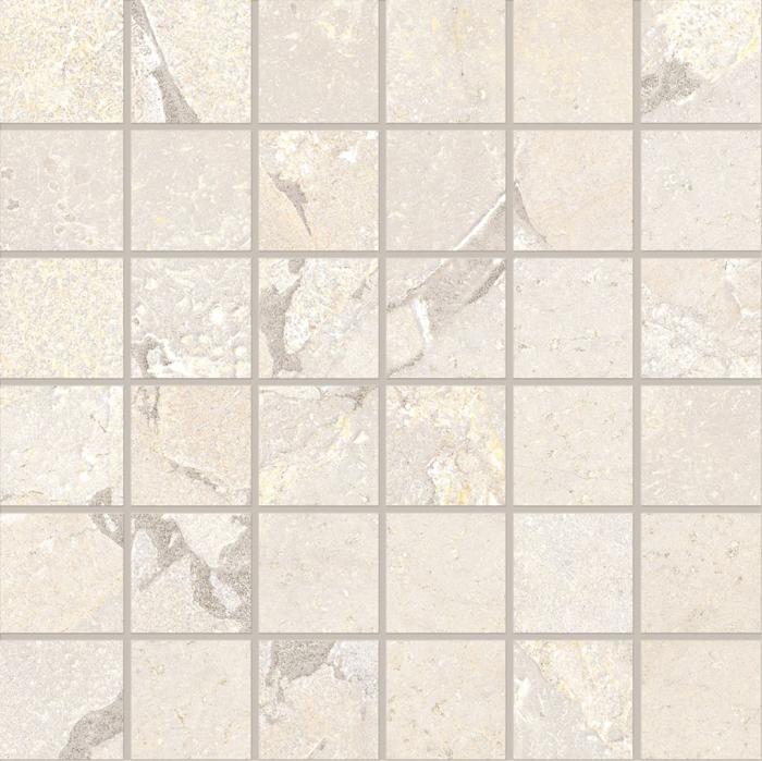 Cobblestone Mosaico 5x5 White