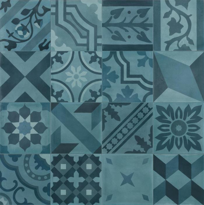 DECORO MIX AZZURRO