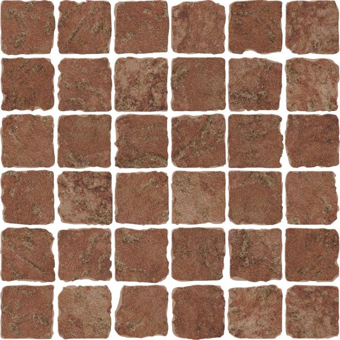 Mosaico 47x47 Rossso