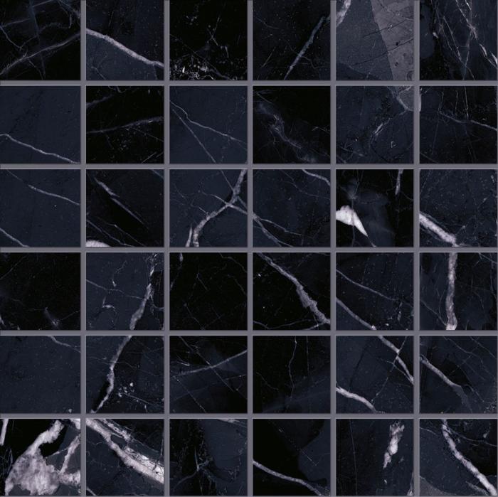 Mosaico 5x5 Calacatta Black