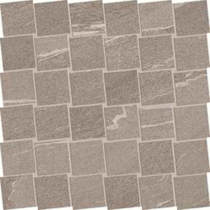 Mosaico Dado Taupe Martellata