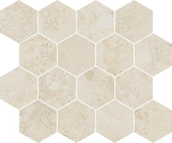 Mosaico Esagona Beige