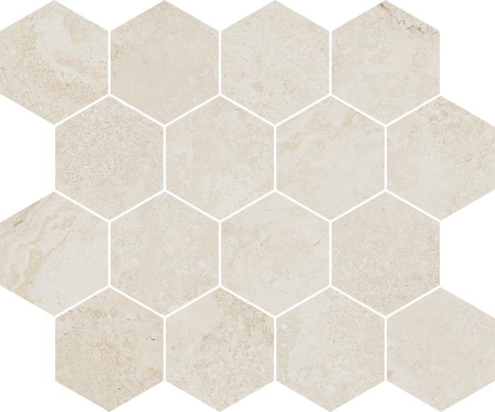 Mosaico Esagona Bianco