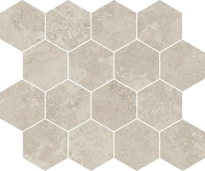 Mosaico Esagona Grigio