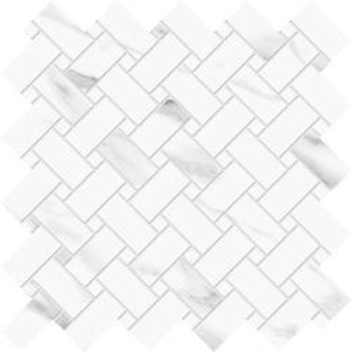 Mosaico Intrecci Statuario Michelangelo