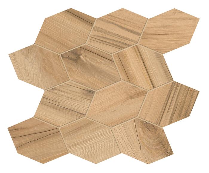 Mosaico Turtle Quercia Recuperata