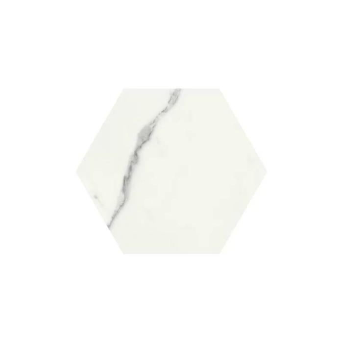 SCULTOREA STATUARIO VENA ARGENTO ESAGONA