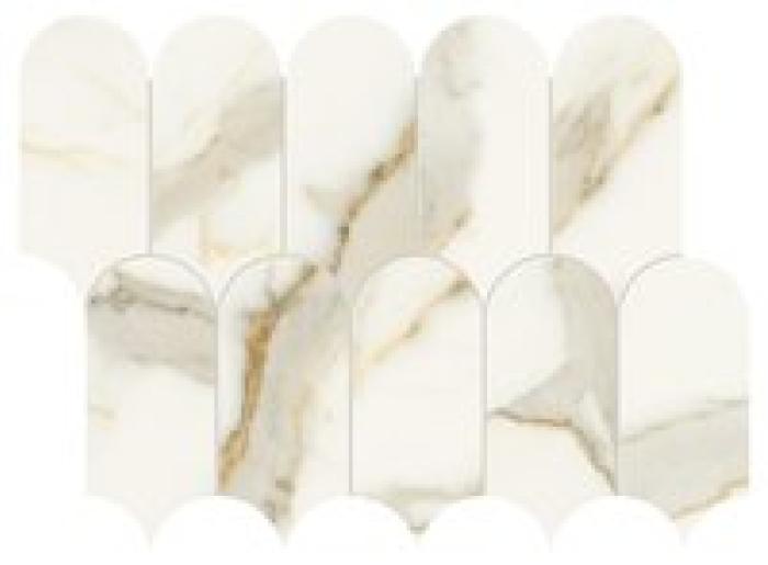 Scultorea Calacatta Oro Fino Tessere Arco
