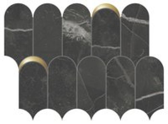 Scultorea Dark Diamond Tessere Arco Oro