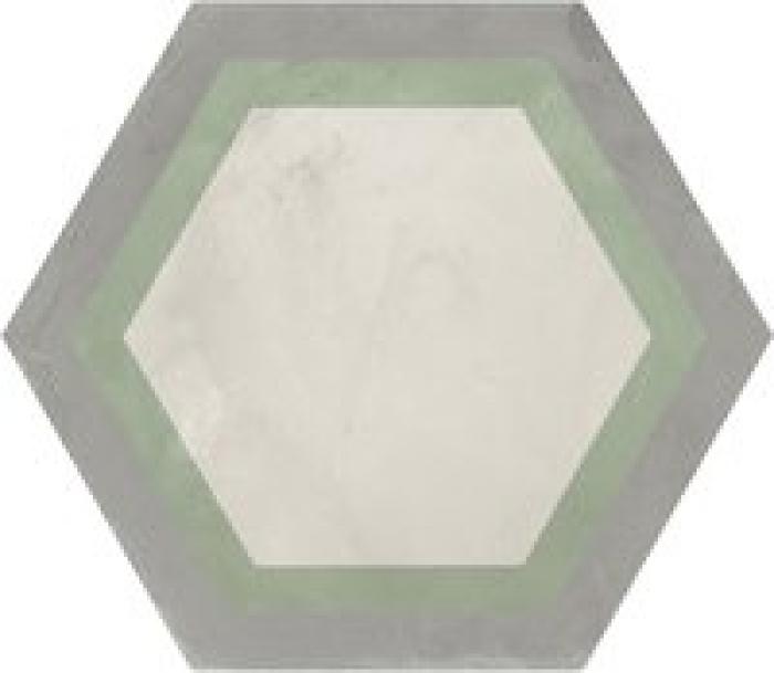Terra Art Cornice Sabbia Menta Esagona