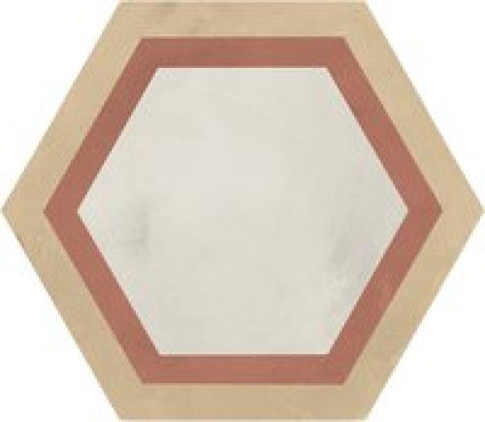 Terra Art Cornice Tramonto Crema Esagona