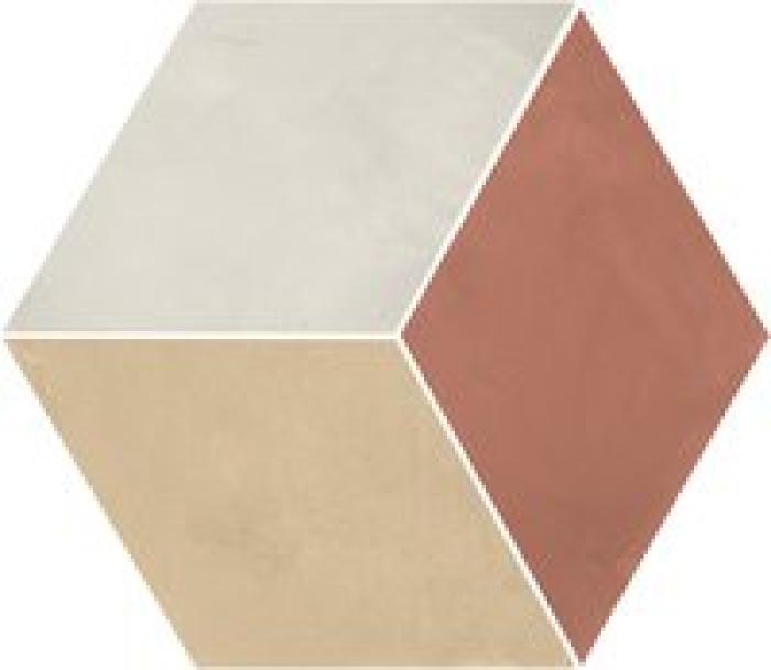 Terra Art Rombo Tramonto Crema Esagona