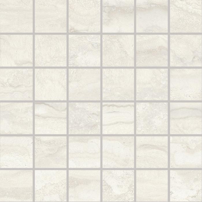 Vein Cut Mosaico 5x5 White